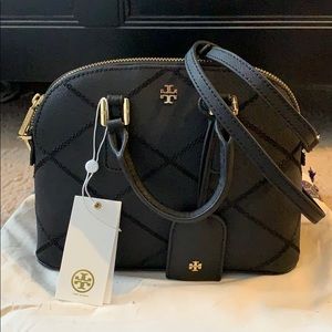 Tory Birch Robinson Stitched Mini Dome Satchel